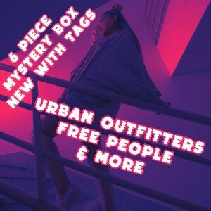 6 Piece New With Tags Mystery Box Billabong Urban Outfitters J Crew Madewell NWT